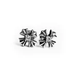 CH Plus Stud Earrings With Diamonds