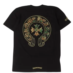 Chrome Hearts Camouflage Cemetery Cross Pocket Tee,