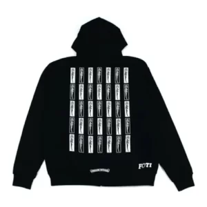 Chrome Hearts Foti Jarvis Block Zip Hoodies