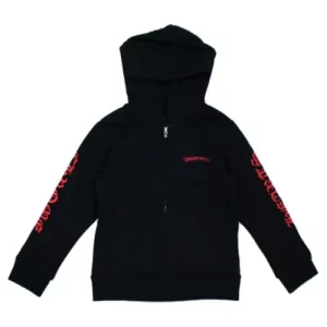 Chrome Hearts Kids Scroll Logo Hoodies