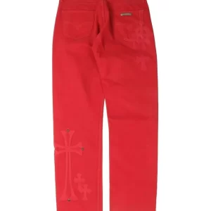 Chrome Hearts Levi’s Cross Patch Jeans,