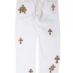 Chrome Hearts Levi’s Leopard Cross Patch Jeans