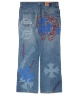 Chrome Hearts Levi’s Stencil Cross Patch Jeanss