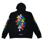 Chrome Hearts Multi Color Cross Cemetery Hoodie