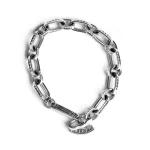 Inscribed Logo Chain Bracelet